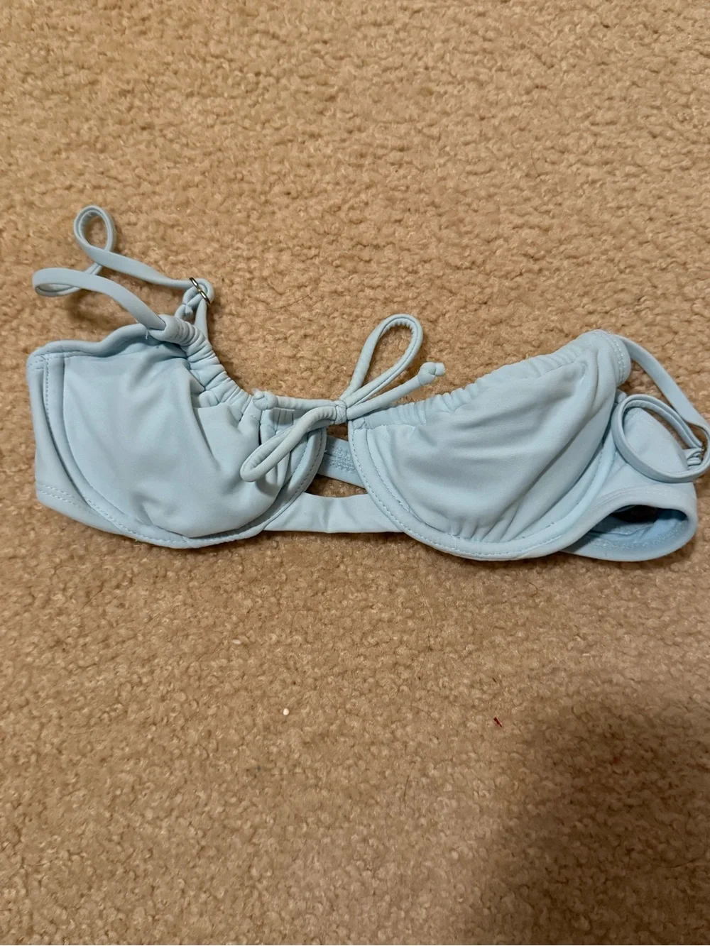 Target Xhilaration Light Blue Tie-String Bikini Set